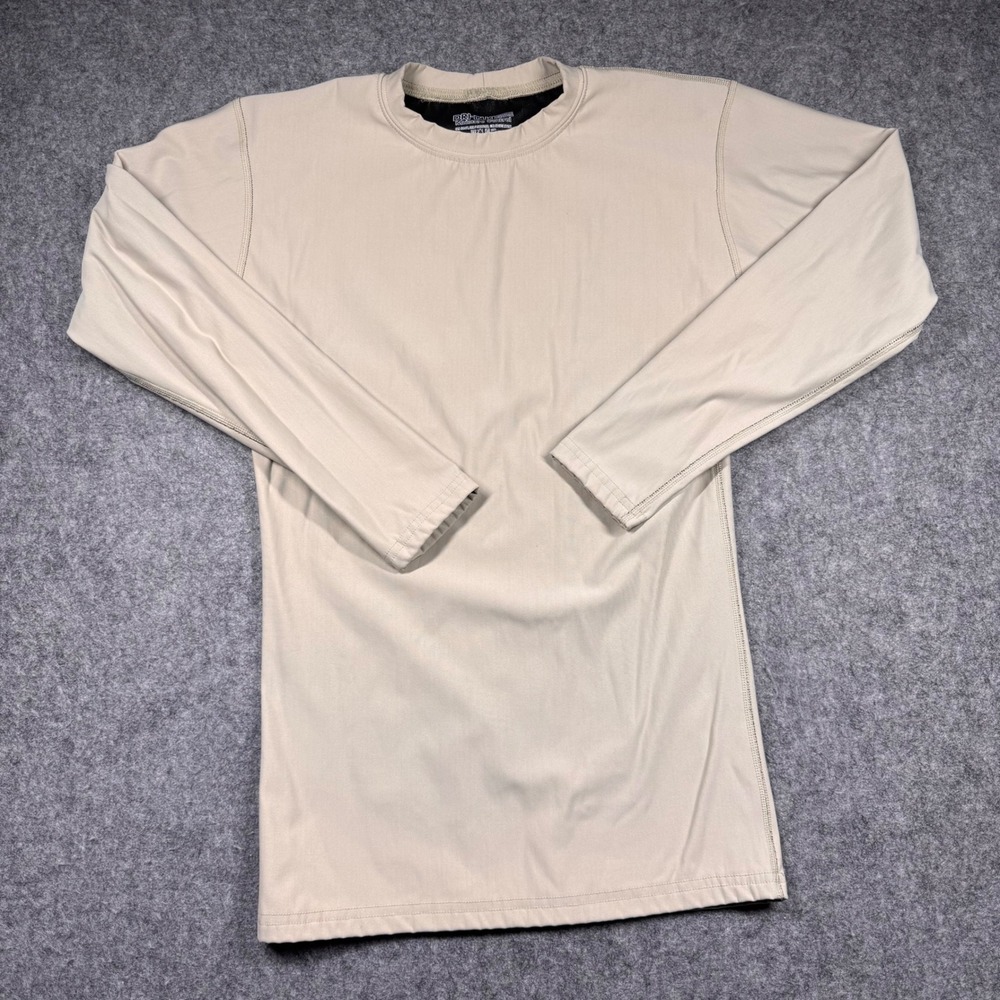 Dri-Duke Mens Tan Long Sleeve Compression Shirt Moisture‎ Control Small RN61263